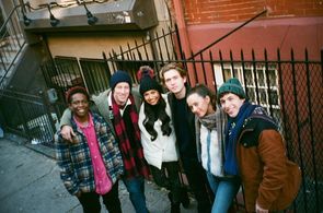 photo on set of 'Dash & Lily'