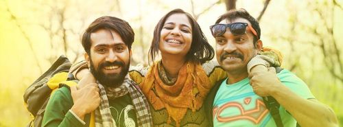 Shine Tom Chacko, Soubin Shahir, and Srindaa in Popcorn (2016)
