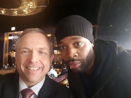 with Laroyce Hawkins on Chicago PD