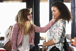 Aubrey Peeples and Jessica Sula in Recovery Road (2016)