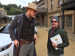 Johnny on set of Imperial Woodpecker’s Clio Award winning Kia Ad Showdown with Co-Star Blake Griffin