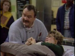 Dick Butkus and Alix Elias in Night Court (1984)