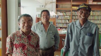 Herman Koto, Anwar Congo, and Ibrahim Sinik in The Act of Killing (2012)