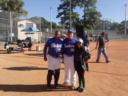 Winston Haynes on the set of 