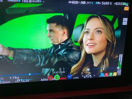 With Andrew Lee Potts in Royal Blossom