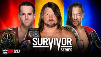 A.J. Styles, Chris Lindsey, and Shinsuke Nakamura in WWE Survivor Series (2019)