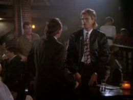Richard Dean Anderson and John Horn in MacGyver (1985)