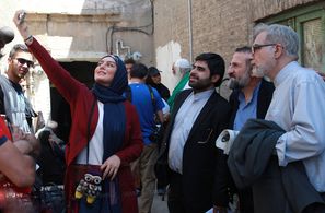 Mehran Rajabi, Fakhreddin Seddigh Sharif, Amir Noori, and Sahar Ghoreishi in Scandal 2 (2016)