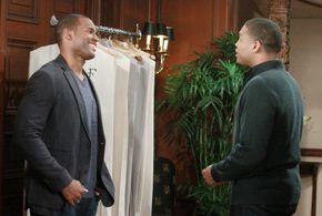 Lawrence Saint-Victor and Texas Battle on The Bold and the Beautiful