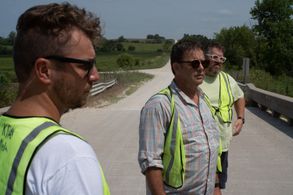 On set of You And Me This Summer