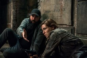 Julius Avery and Mathilde Ollivier in Overlord (2018)