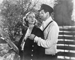 Valerie Hobson and Sebastian Shaw in The Spy in Black (1939)