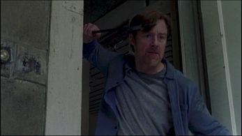 Production Still: The Walking Dead. R. Keith Harris as Dr. Carson