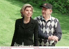 Gene Hackman and Christine Baranski in Welcome to Mooseport (2004)