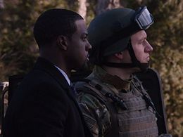 Lance Gross and Damian Conrad-Davis in Crisis (2014)