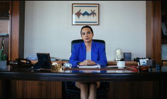 On set for film A.E.S.O.P.