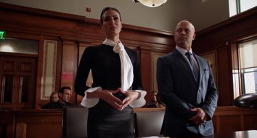 Still of Sitara Hewitt and David Paladino in All Rise and A View from the Bus