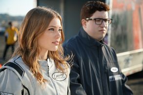 Grace Van Dien and Matthew Joel Kranyak in Lady Driver (2020)