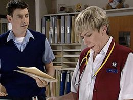 Jeremy Cumpston and Judith McGrath in All Saints (1998)