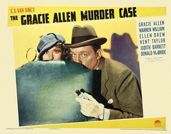 Gracie Allen and Warren William in The Gracie Allen Murder Case (1939)