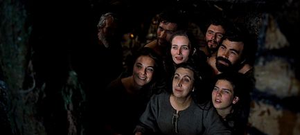 John Huston, Angelo Boscariol, Rossana Di Rocco, Peter Heinze, Eric Leutzinger, Pupella Maggio, Anna Orso, and Gabriella