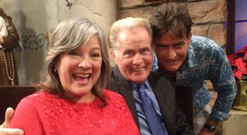 Charlie Sheen and Margarita Franco