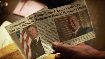 John D. Haggerty and Evander Duck Jr. in Gotham (2014)