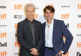 Scott McGehee and David Siegel at an event for Montana Story (2021)