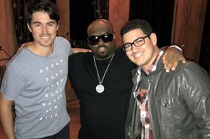 Julian directing a music video for CeeLo Green