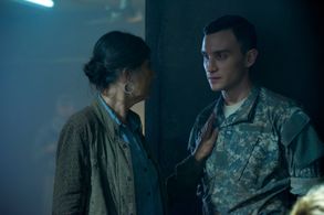 Kyra Harper and Ari Millen in Orphan Black (2013)