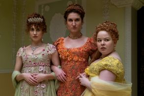 Nicola Coughlan, Bessie Carter, and Harriet Cains in Bridgerton: After the Rain (2020)