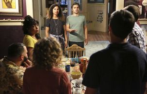Daniel Franzese, Alexis Carra, Jessica Sula, Sebastian De Souza, and David Witts in Recovery Road (2016)