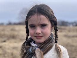 on set for The True Ones (2019)