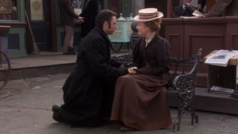 Tamara Hope and Jonny Harris in Murdoch Mysteries (2008)
