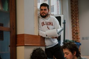 Azman Abdulla, Elijah Bigler, and Luis O. Juarez in Higher Knowledge