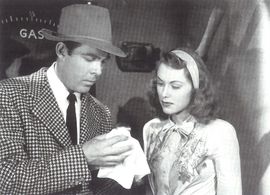 Richard Bailey and Linda Stirling in Manhunt of Mystery Island (1945)