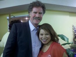 With Will Ferrell after we performed at SMBC.