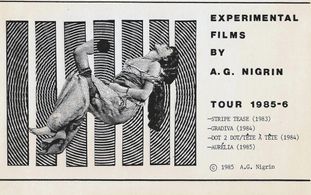 Albert Gabriel Nigrin Tour Postcard 1985