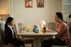 Hula So and Katlyn Wong in Safe Home (2023)
