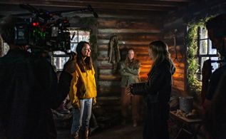 Alexa Barajas, Liv Hewson and Sophie Thatcher in Yellowjackets