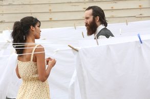 Thomas M. Wright and Stephanie Sigman in The Bridge (2013)