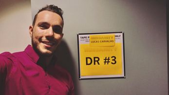 Lucas Lockwood, at his trailer at the recording session of GSN Insanity Season 2 Episode 1.