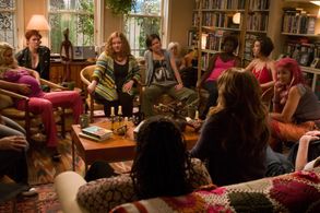 Jennifer Lopez, Melissa McCarthy, and Maribeth Monroe in The Back-up Plan (2010)