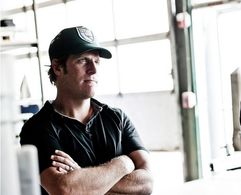 Baffa on set for the short environmental documentary, ONE BEACH