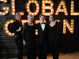 Attending the Global Green's 2016 pre Oscar party with C4C's GM Lucia Grenna, media strategist Giulia Braga and photogra
