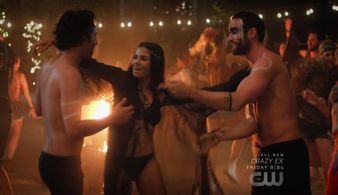 Jesse Rath and Joshua Sasse in No Tomorrow (2016)