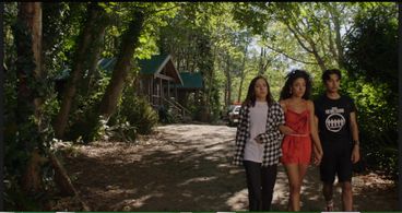 Zelda Williams, Mark Indelicato, and Paulina Singer in Dead of Summer (2016)