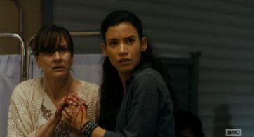 Danay Garcia and Liliana Moreno Reynoso in Fear the Walking Dead (2015)