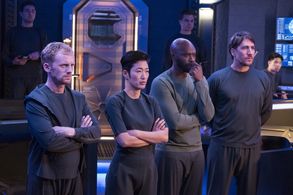 Gunnar Cauthery, Sammi Rotibi, Alberto Ammann, and Jihae