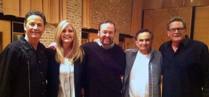 The Archers with Kevin McAfee and Michael Omartian at the Sound Kitchen in Nashville.